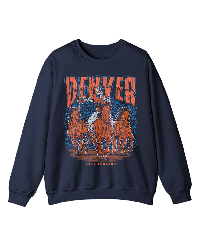 DENVER FOOTBALL CREWNECK SWEATSHIRT