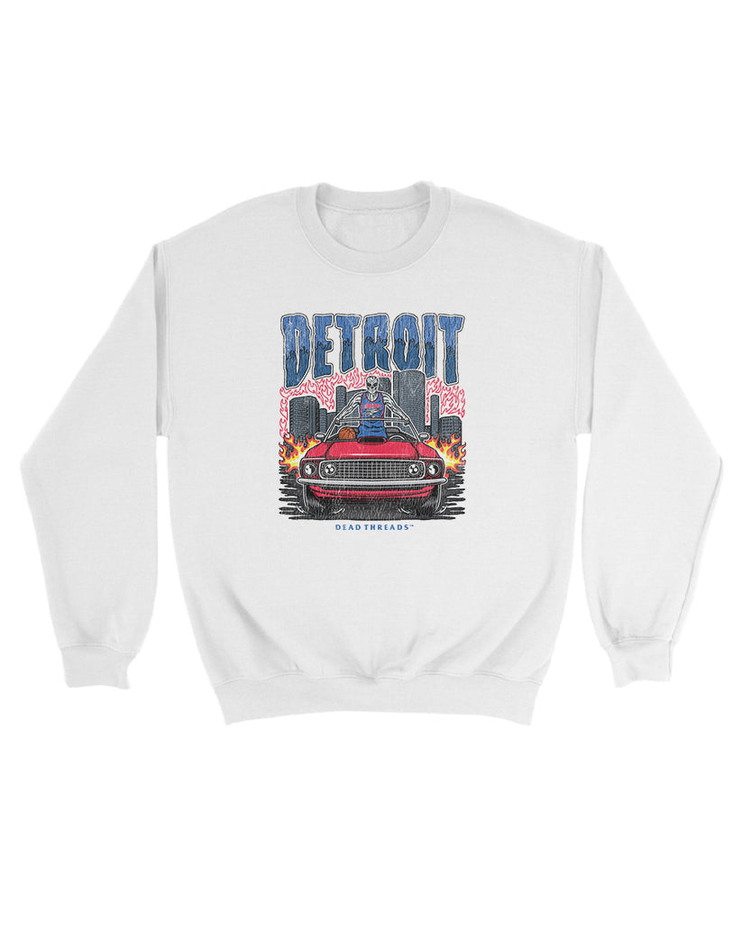 DETROIT BASKETBALL KIDS CREWNECK SWEATSHIRT