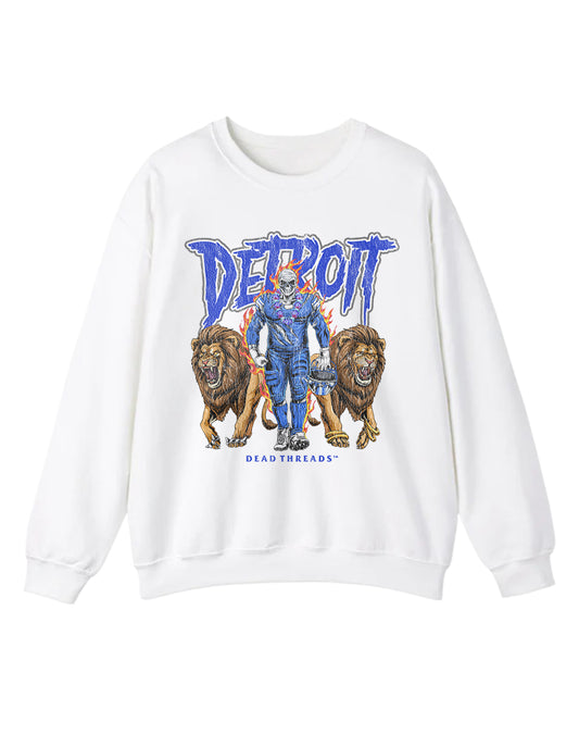 DETROIT FOOTBALL v4 CREWNECK SWEATSHIRT