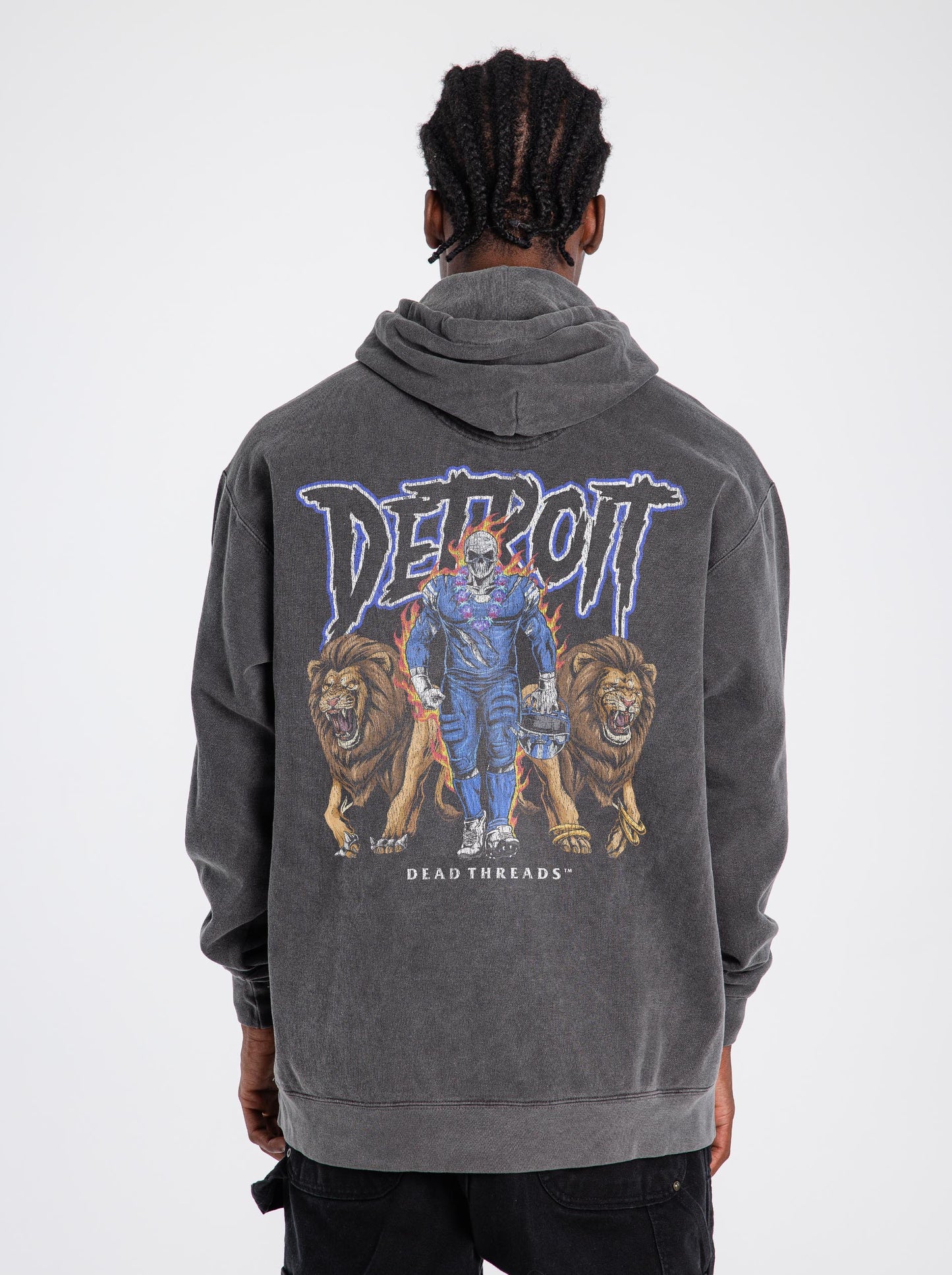 DETROIT FOOTBALL v4 - HOODIE