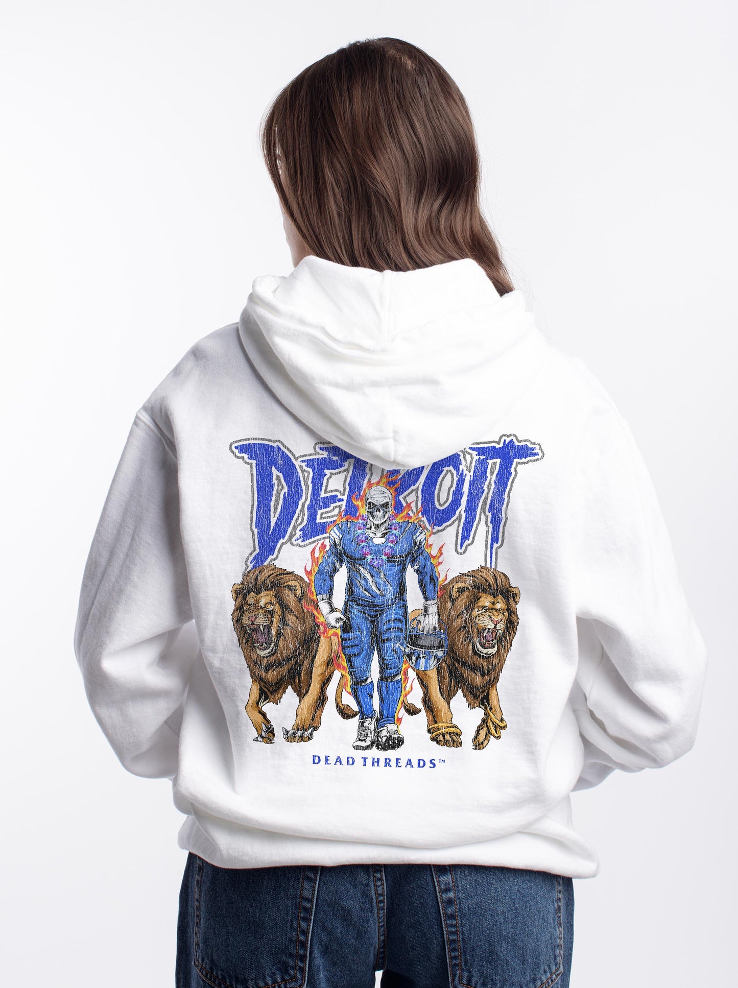 DETROIT FOOTBALL v4 - HOODIE