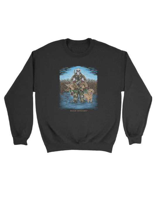 DUCK HUNTING KIDS CREWNECK SWEATSHIRT