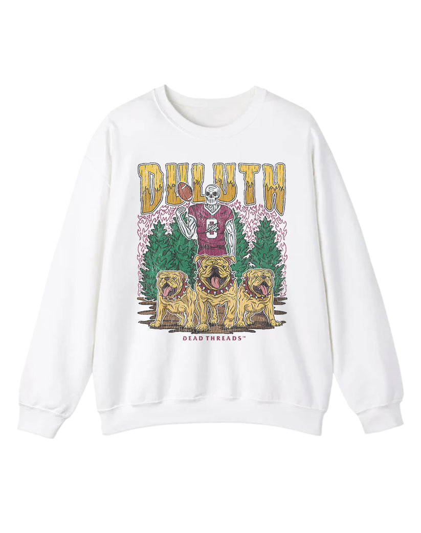 DULUTH FOOTBALL #0 CREWNECK SWEATSHIRT