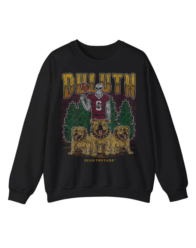 DULUTH FOOTBALL #0 CREWNECK SWEATSHIRT