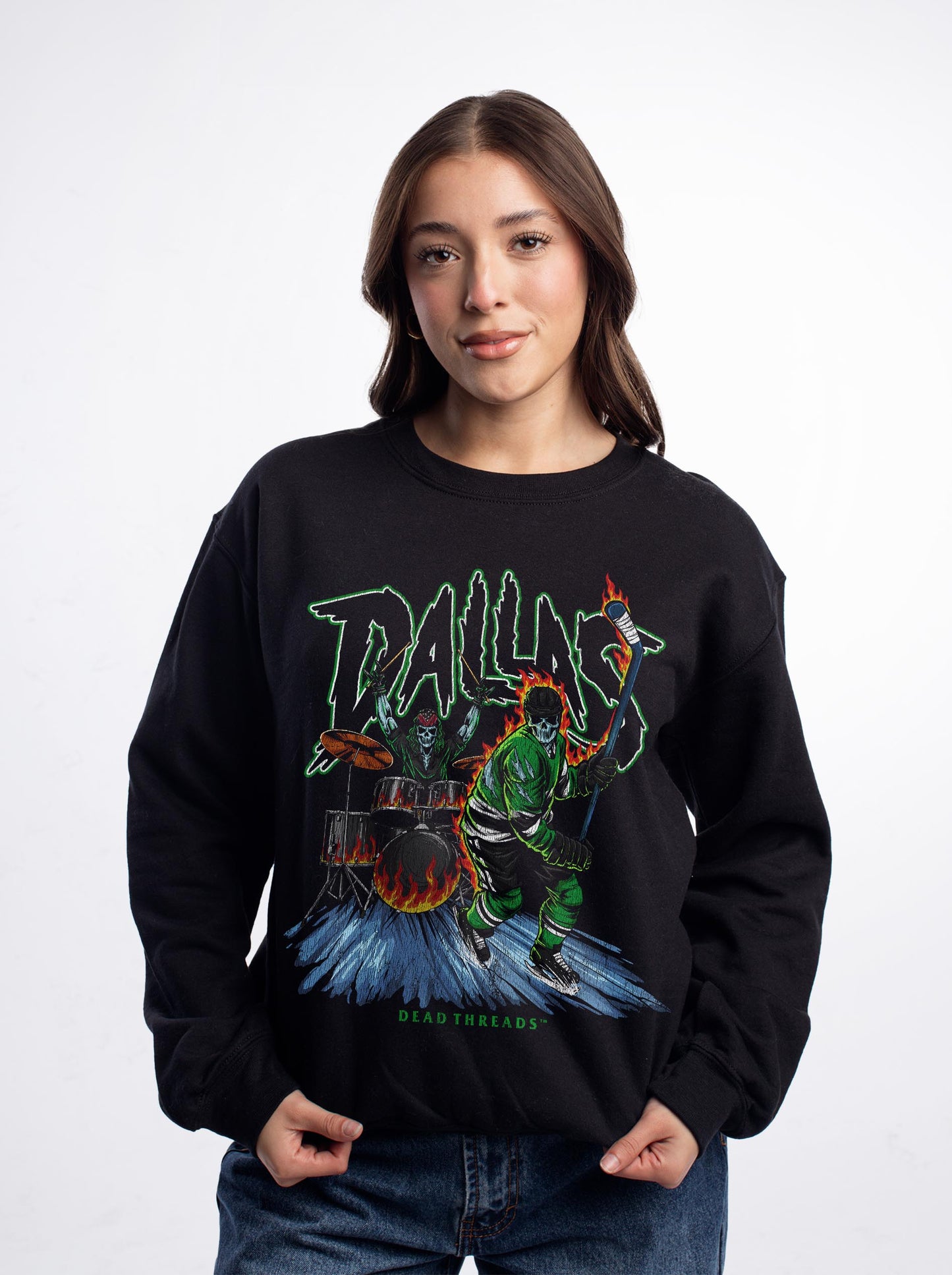 DALLAS HOCKEY CREWNECK SWEATSHIRT
