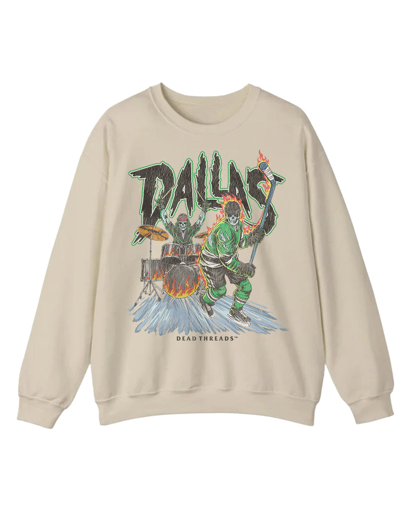 DALLAS HOCKEY CREWNECK SWEATSHIRT