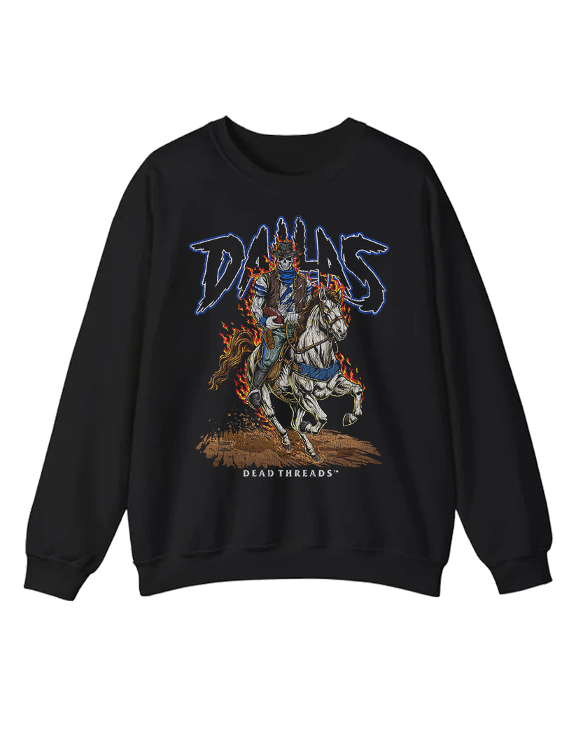DALLAS FOOTBALL v2 CREWNECK SWEATSHIRT