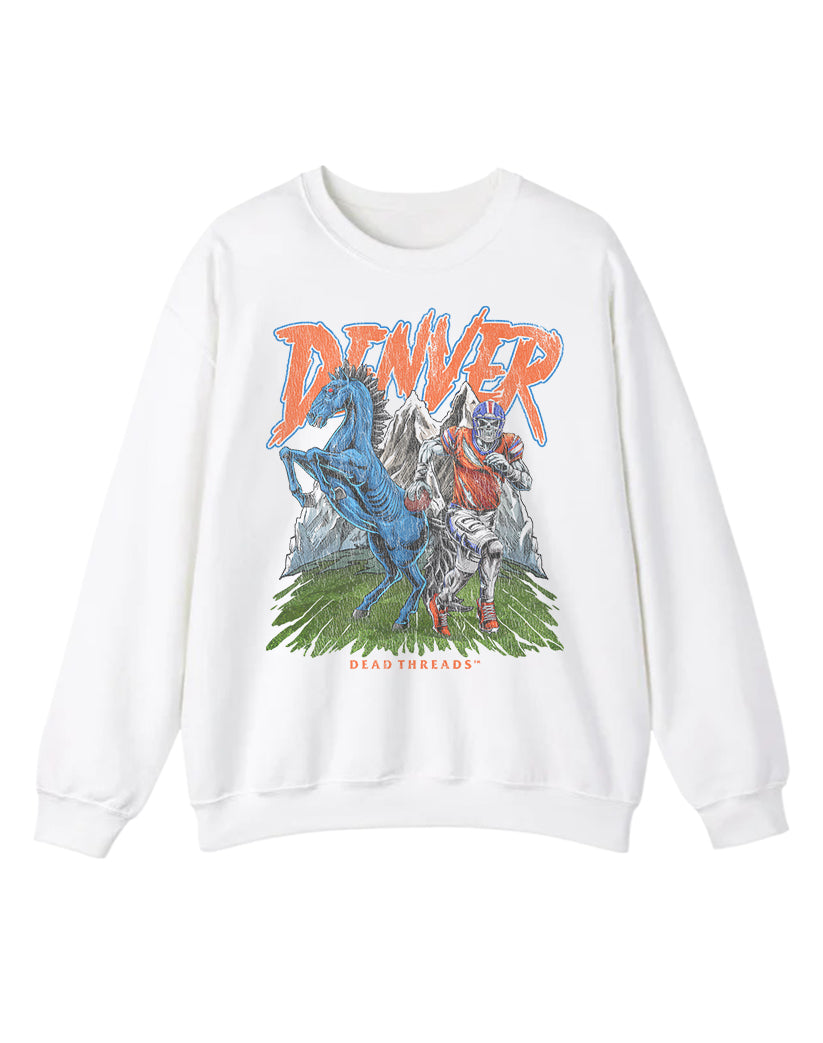 DENVER FOOTBALL v2 CREWNECK SWEATSHIRT