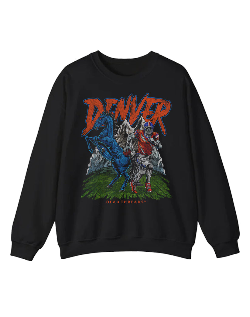DENVER FOOTBALL v2 CREWNECK SWEATSHIRT