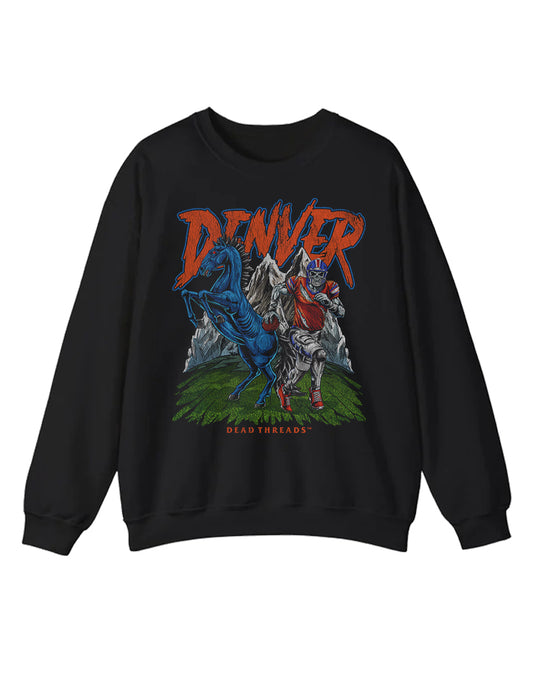 DENVER FOOTBALL v2 CREWNECK SWEATSHIRT