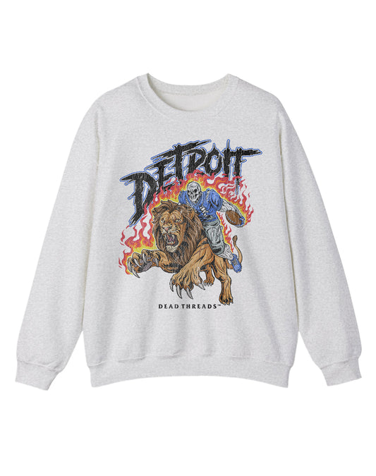 DETROIT FOOTBALL v2 CREWNECK SWEATSHIRT