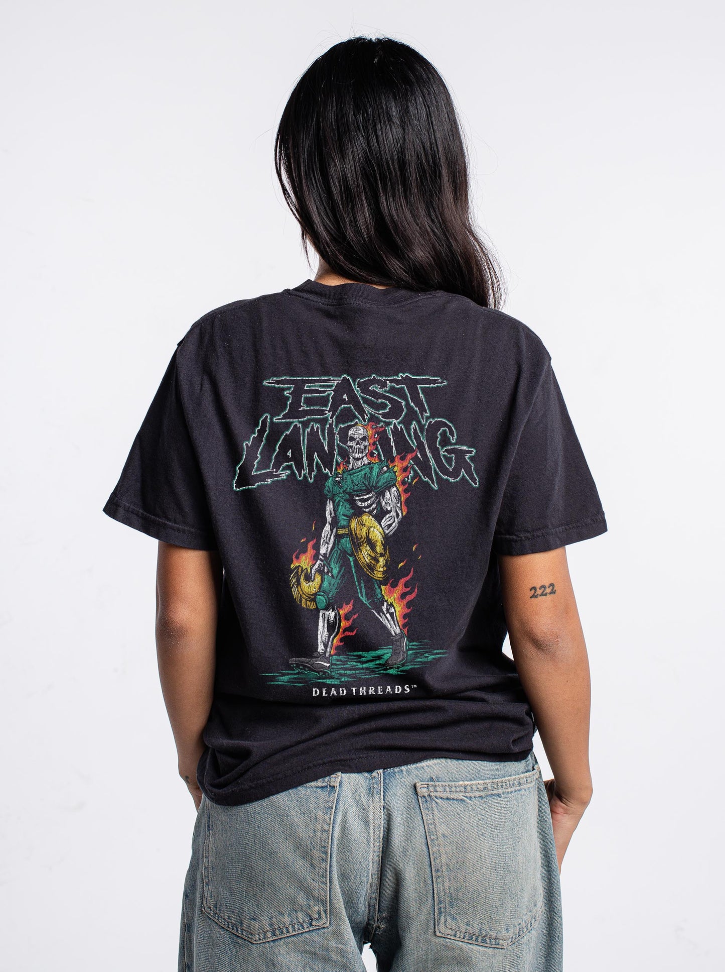 EAST LANSING v2 - “3 SKULL” PREMIUM T-SHIRT