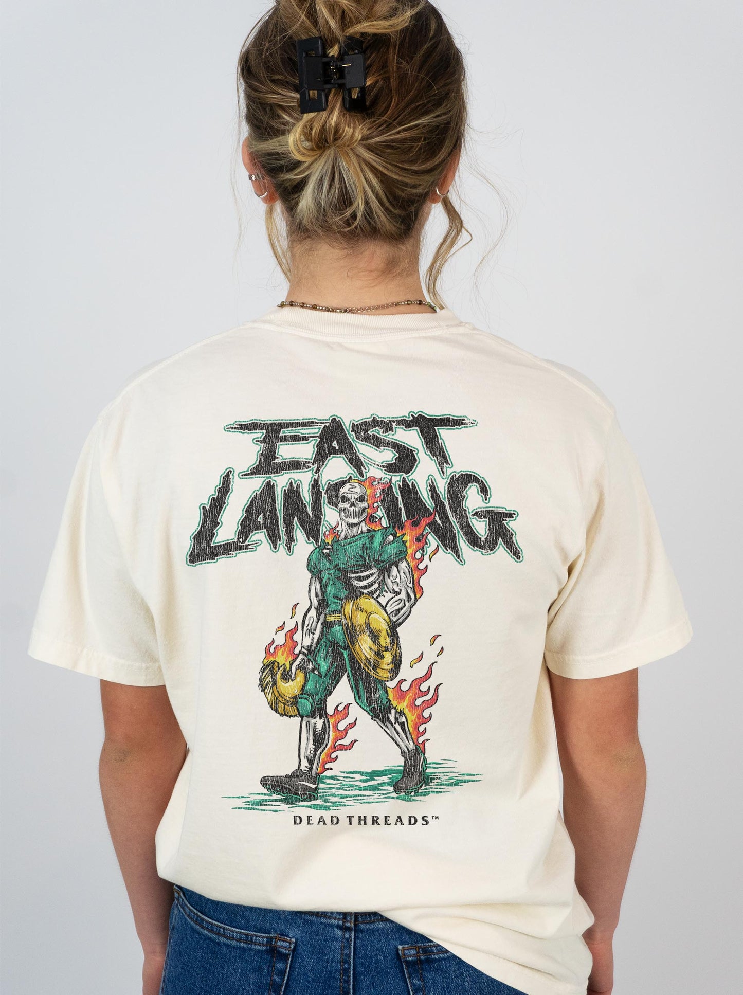 EAST LANSING v2 - “3 SKULL” PREMIUM T-SHIRT
