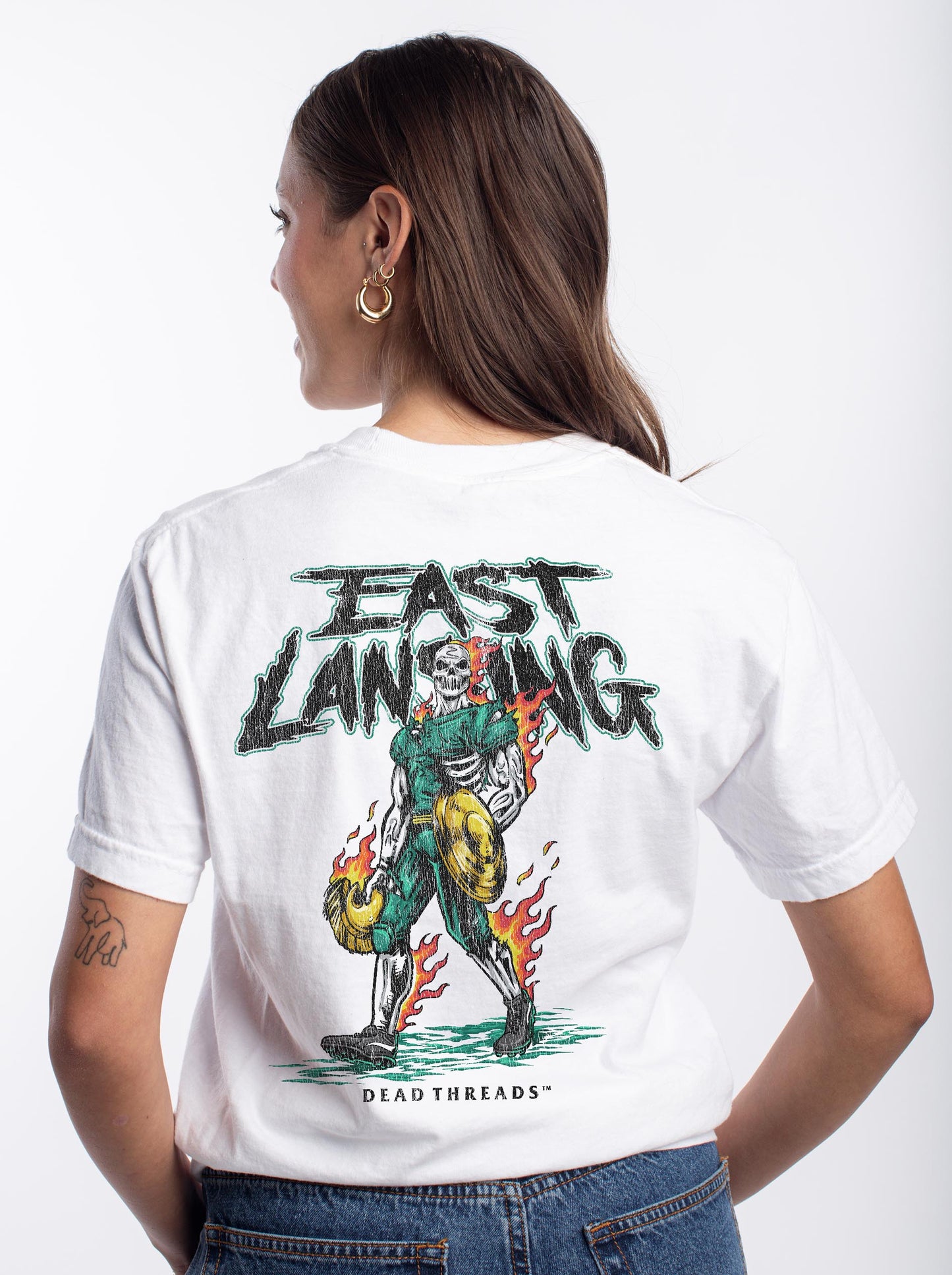 EAST LANSING v2 - “3 SKULL” PREMIUM T-SHIRT