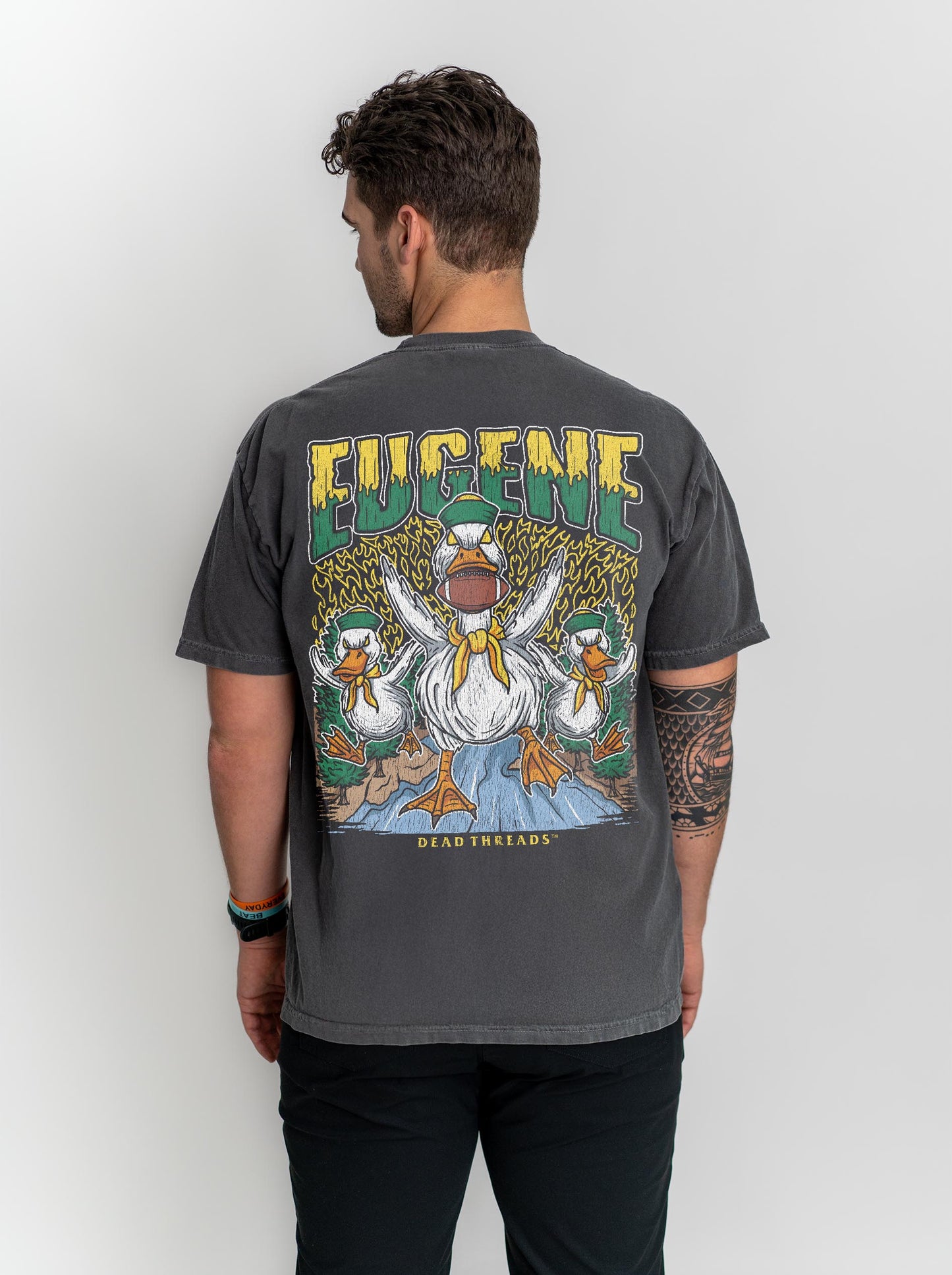 EUGENE FOOTBALL - “3 SKULL” PREMIUM T-SHIRT