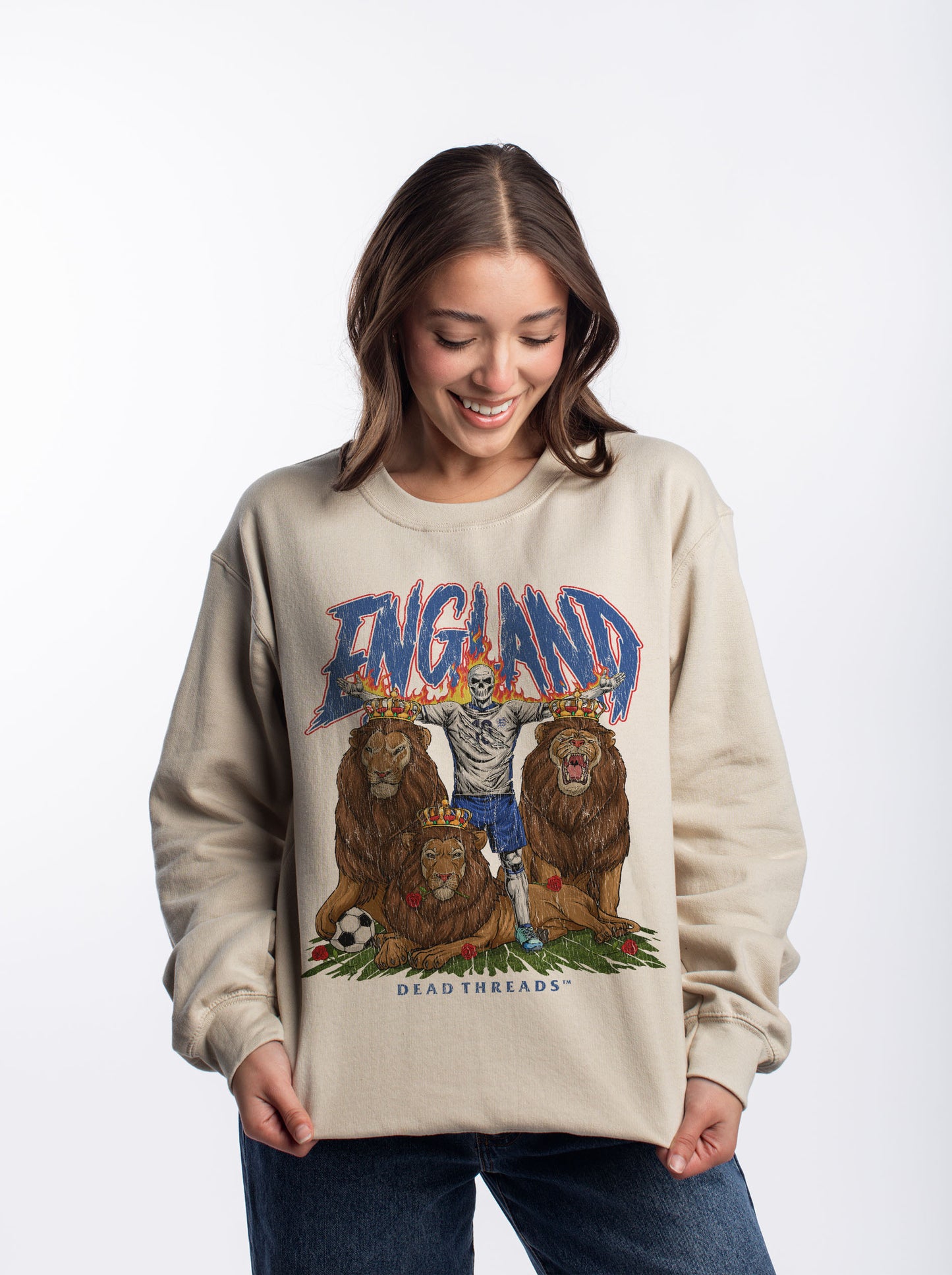 ENGLAND SOCCER CREWNECK SWEATSHIRT