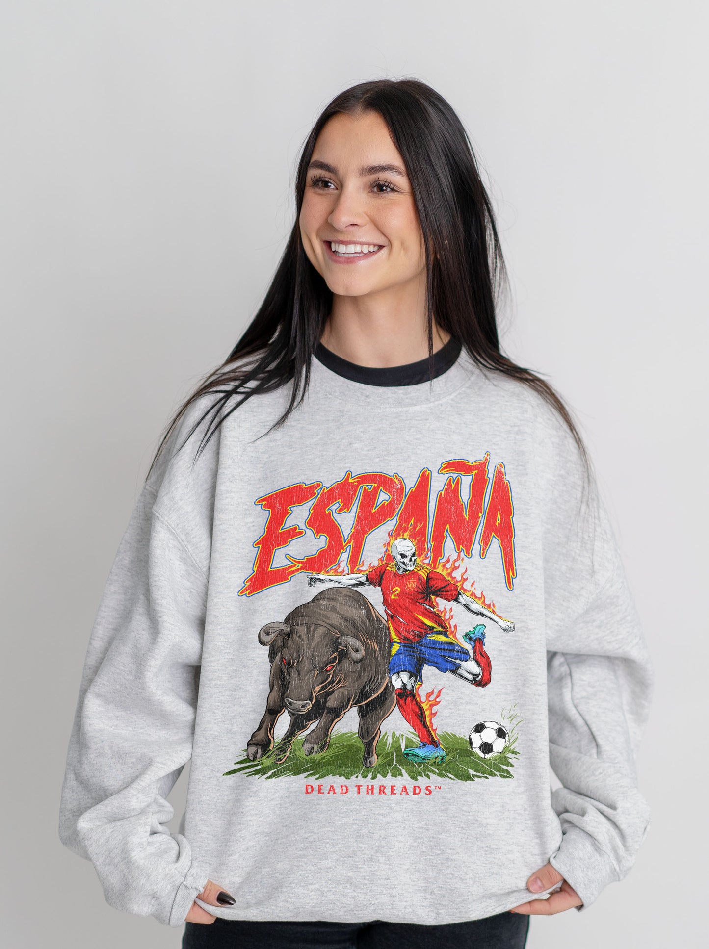 ESPAÑA SOCCER CREWNECK SWEATSHIRT