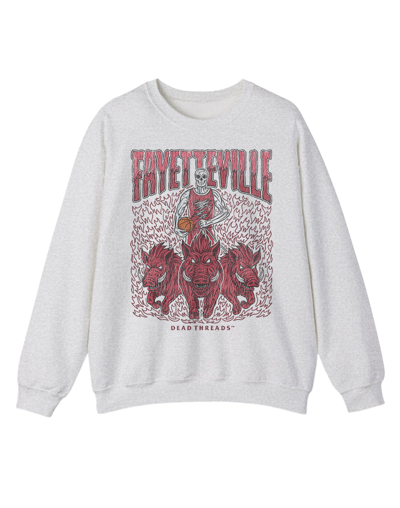 FAYETTEVILLE BASKETBALL CREWNECK SWEATSHIRT