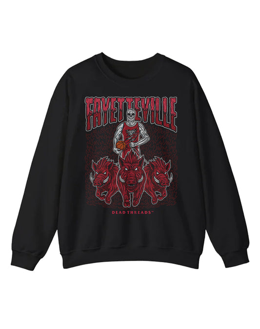 FAYETTEVILLE BASKETBALL CREWNECK SWEATSHIRT