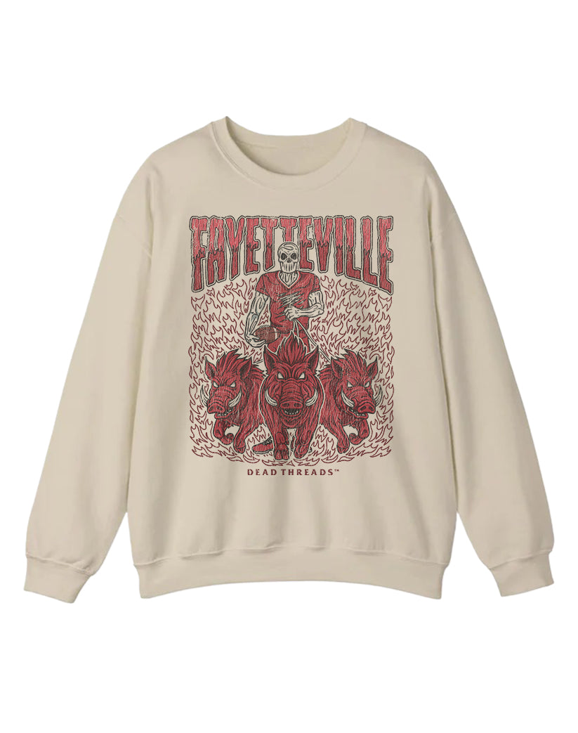 FAYETTEVILLE FOOTBALL CREWNECK SWEATSHIRT