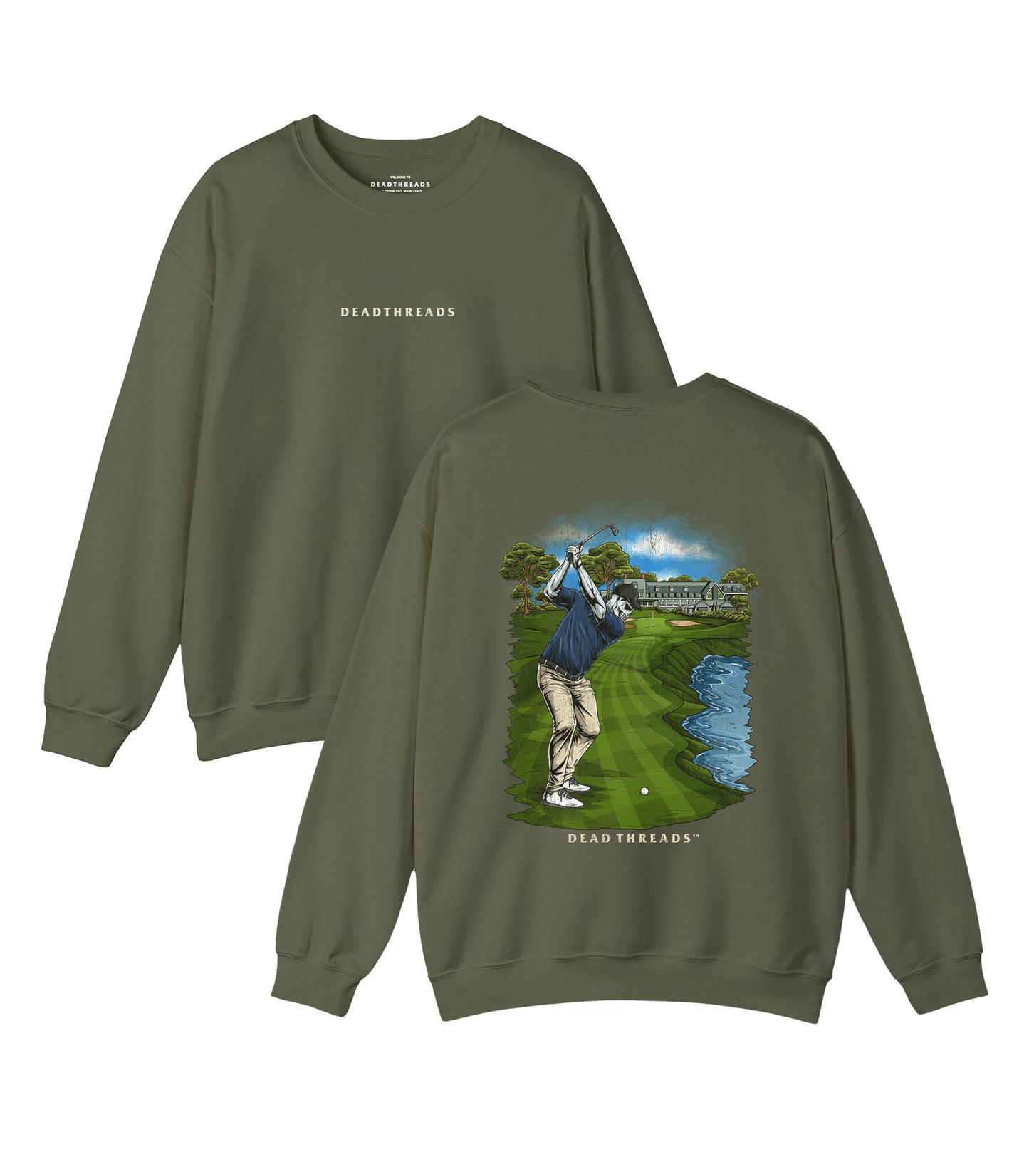 GOLF v2 “FIRs & GIRs” - “DT ESSENTIAL" CREWNECK SWEATSHIRT