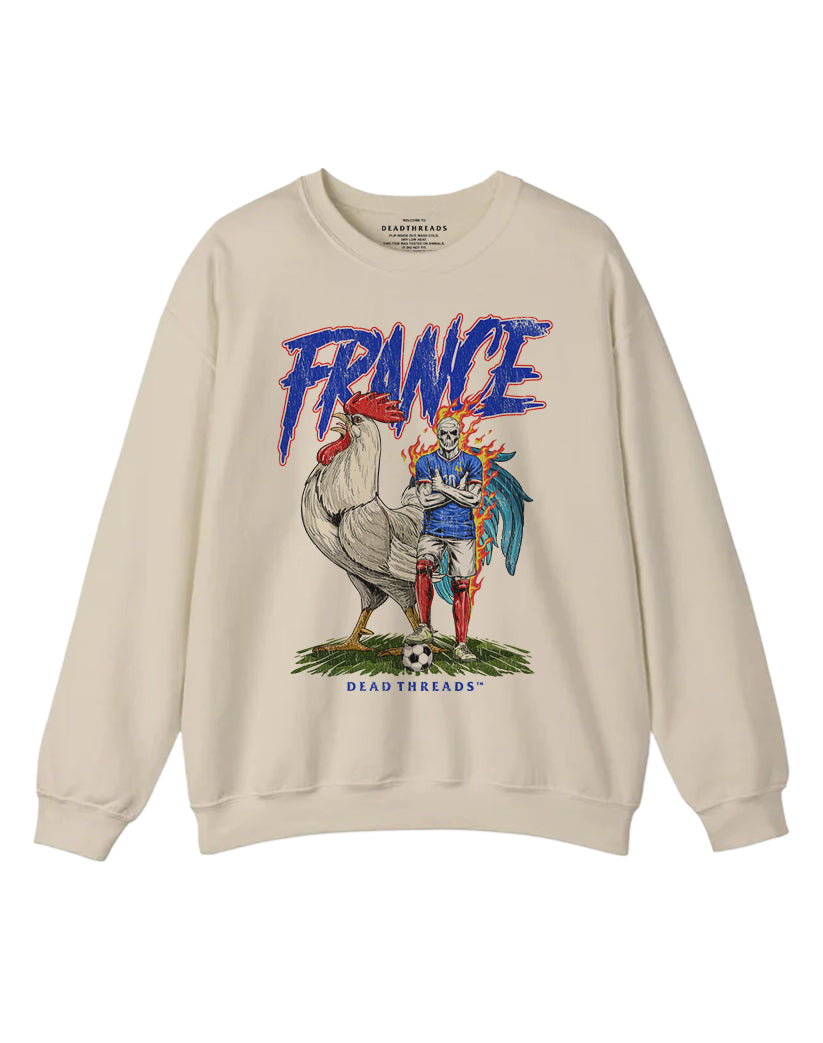 FRANCE SOCCER CREWNECK SWEATSHIRT