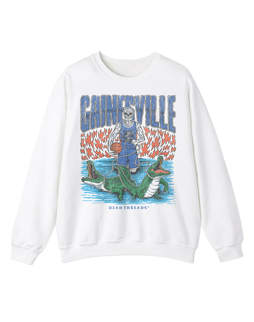 GAINESVILLE BASKETBALL CREWNECK SWEATSHIRT