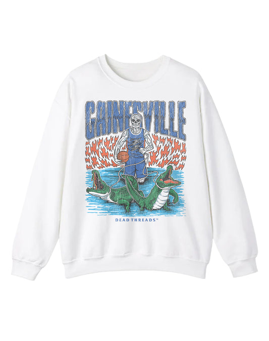 GAINESVILLE BASKETBALL CREWNECK SWEATSHIRT