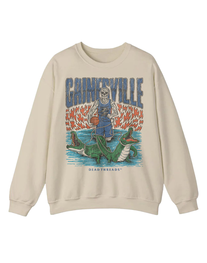 GAINESVILLE BASKETBALL CREWNECK SWEATSHIRT