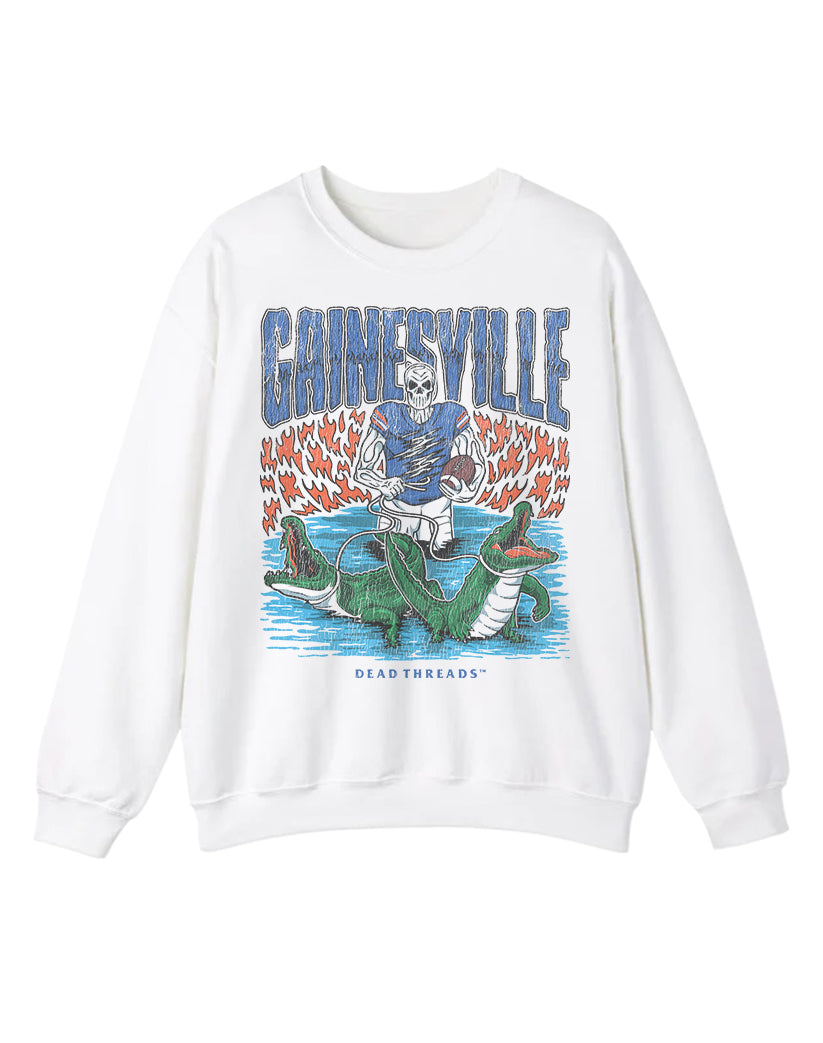 GAINESVILLE FOOTBALL CREWNECK SWEATSHIRT