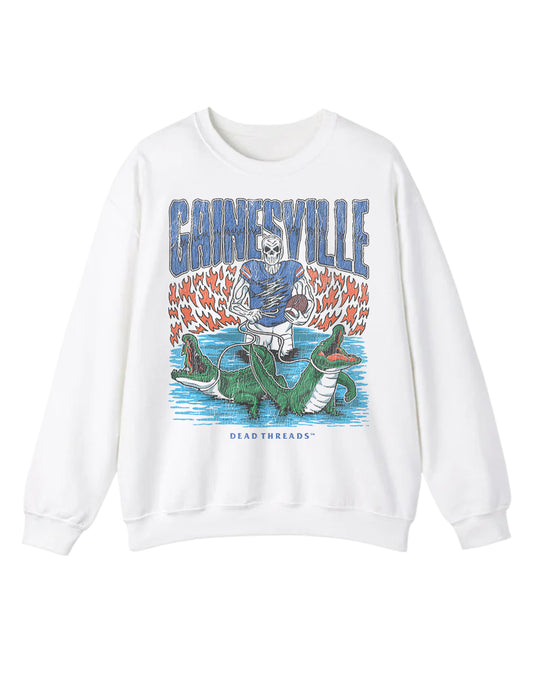 GAINESVILLE FOOTBALL CREWNECK SWEATSHIRT