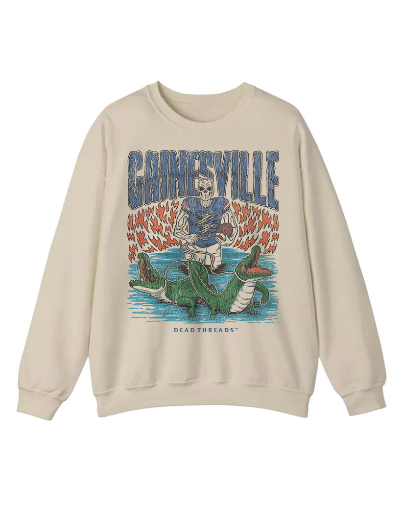 GAINESVILLE FOOTBALL CREWNECK SWEATSHIRT
