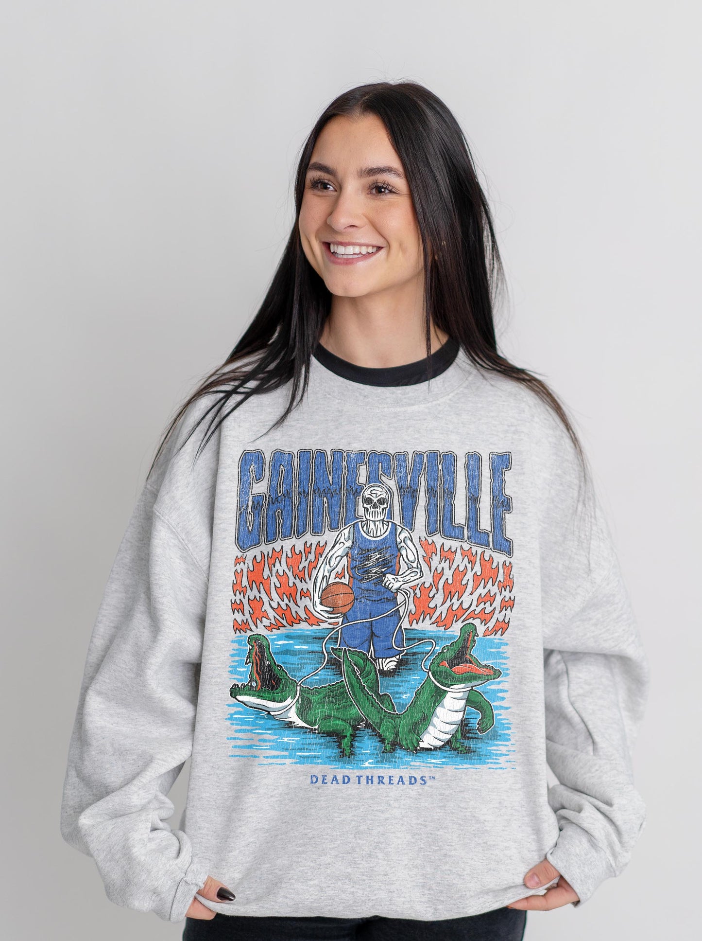 GAINESVILLE BASKETBALL CREWNECK SWEATSHIRT