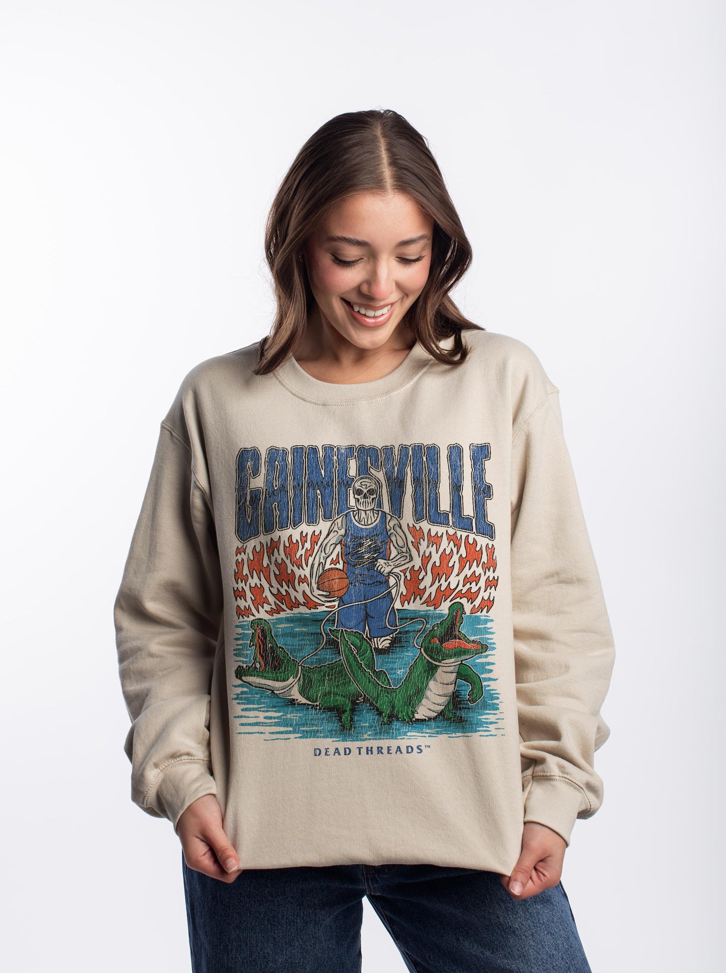 GAINESVILLE BASKETBALL CREWNECK SWEATSHIRT