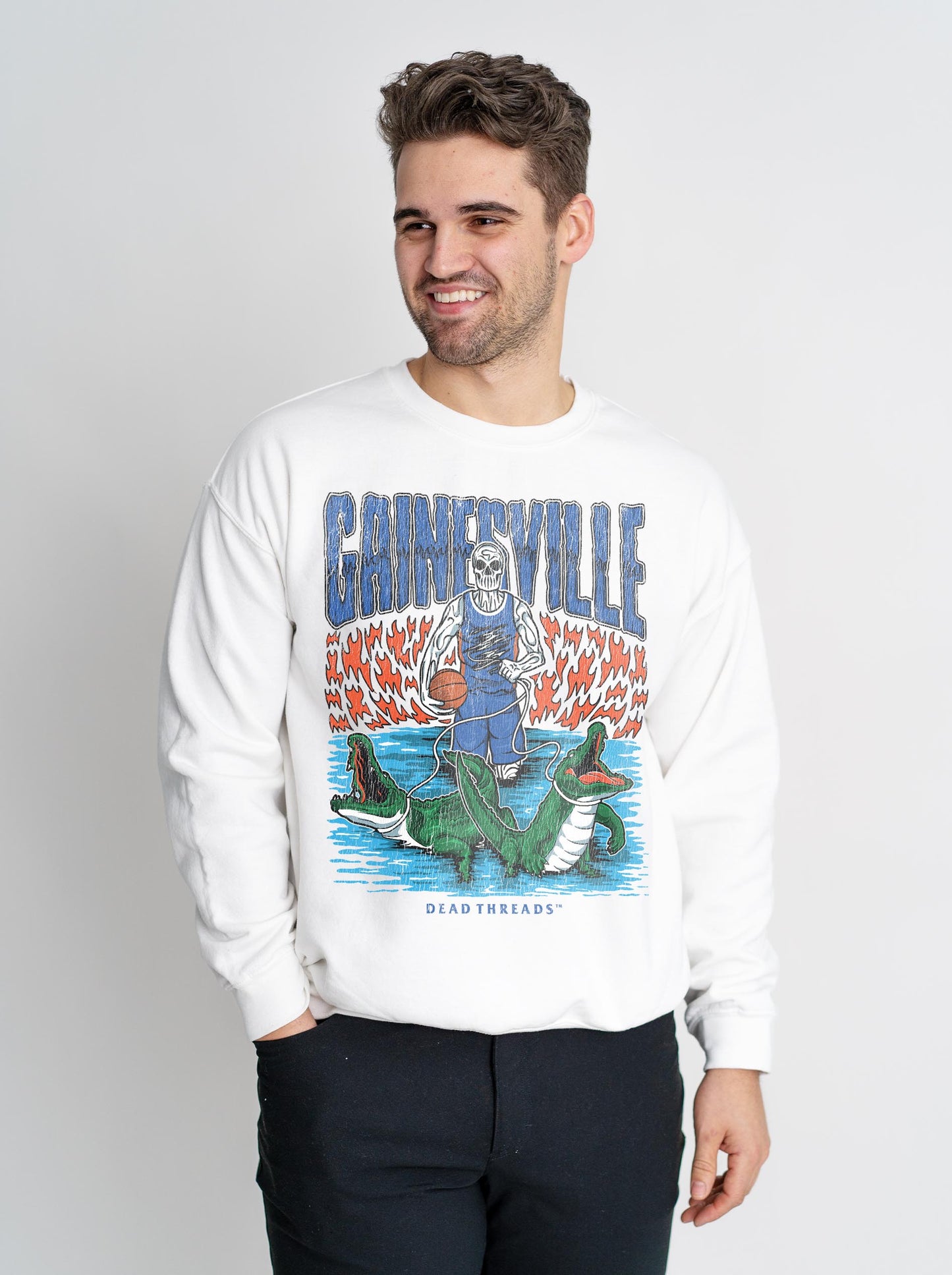GAINESVILLE BASKETBALL CREWNECK SWEATSHIRT