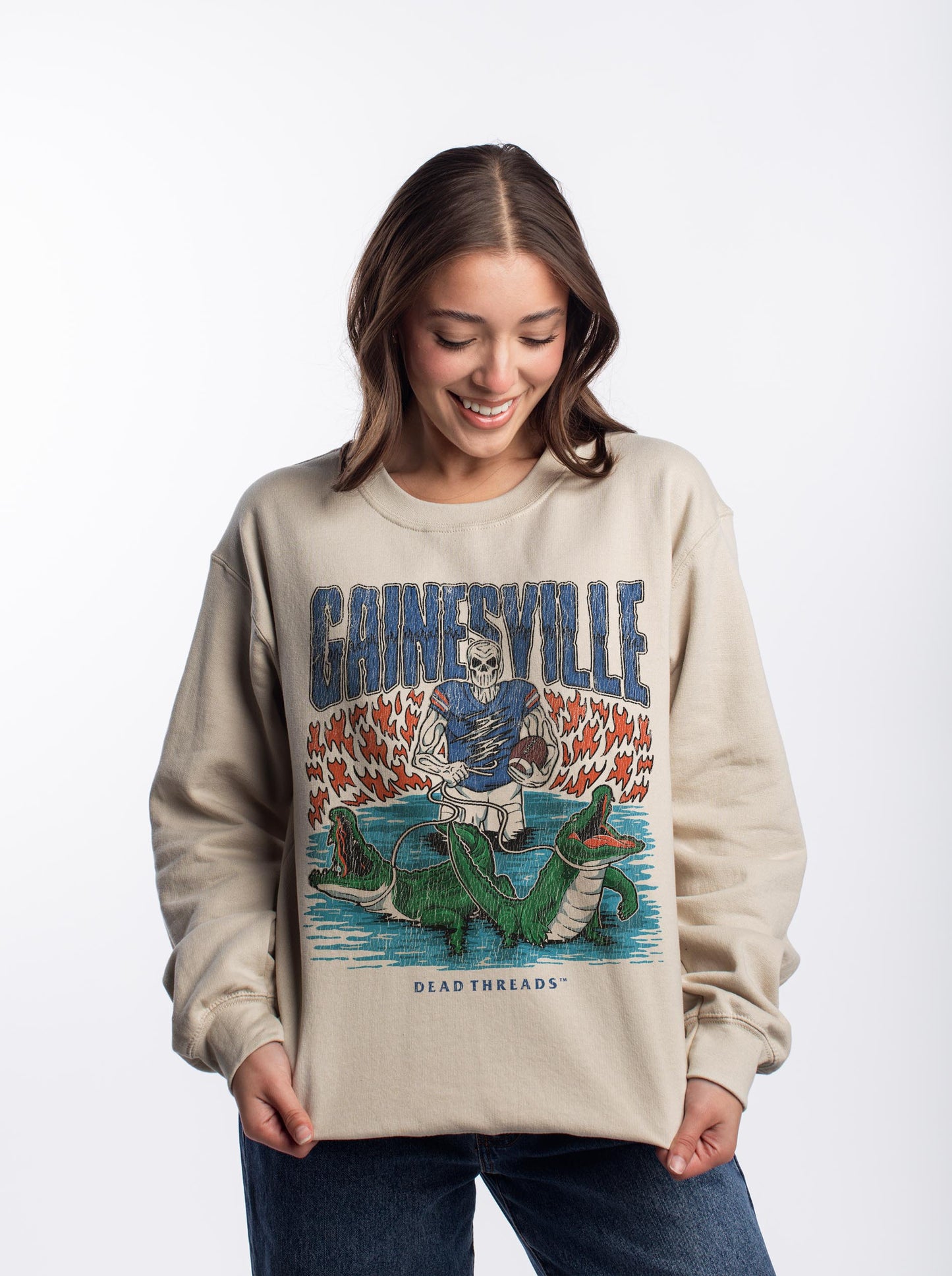 GAINESVILLE FOOTBALL CREWNECK SWEATSHIRT