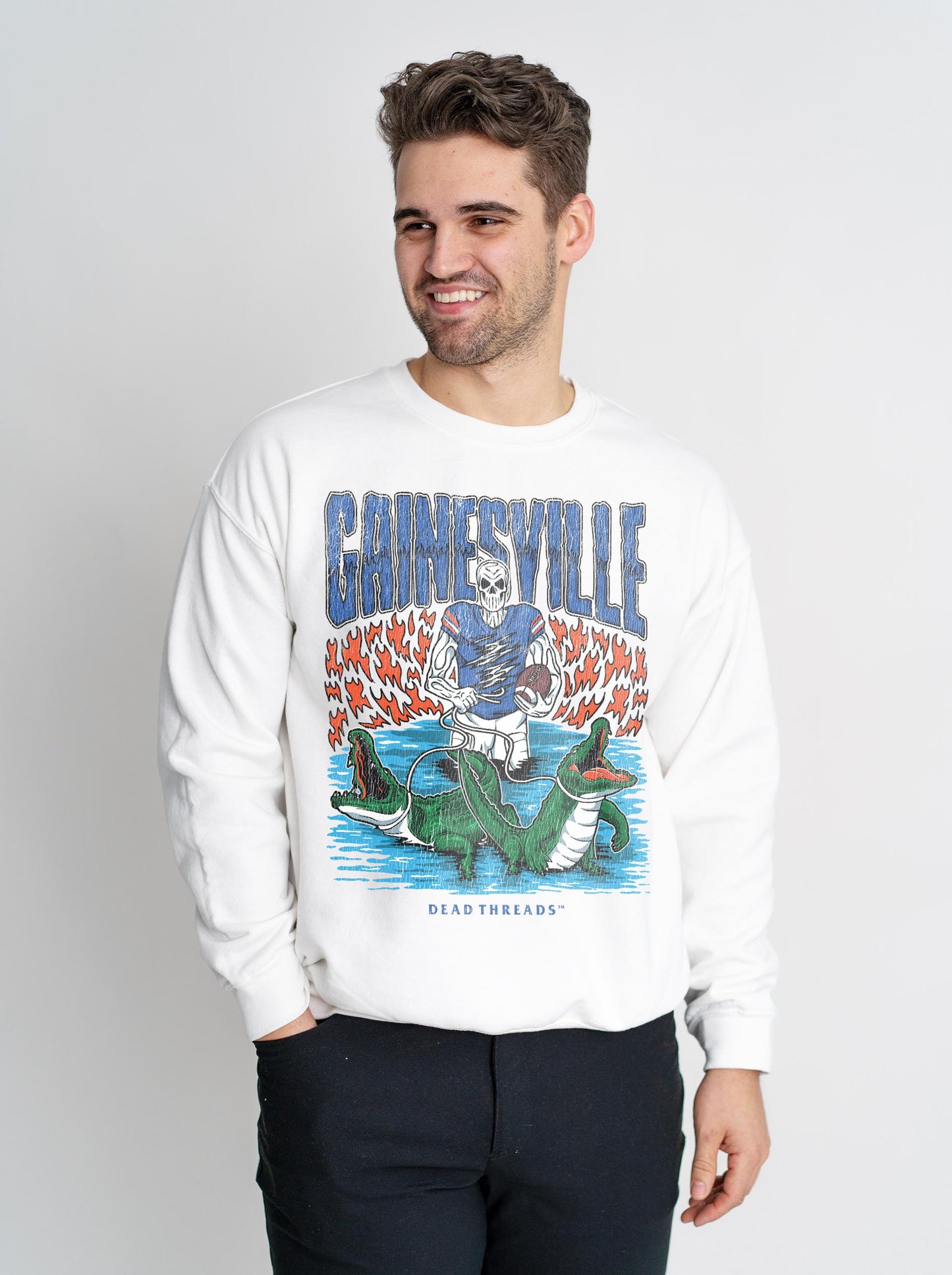 GAINESVILLE FOOTBALL CREWNECK SWEATSHIRT