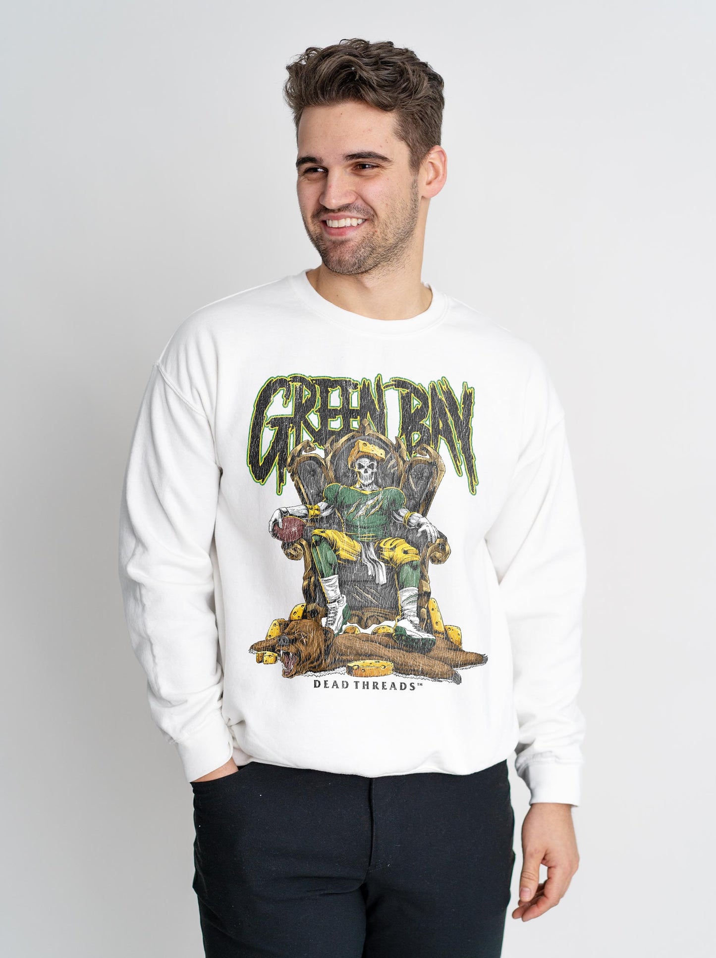 GREEN BAY FOOTBALL v2 CREWNECK SWEATSHIRT