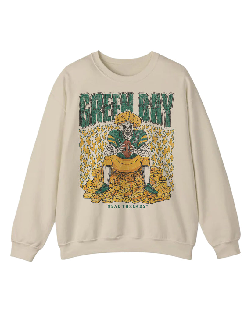 GREEN BAY FOOTBALL CREWNECK SWEATSHIRT