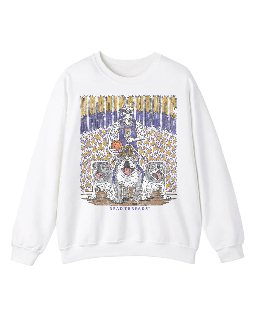 HARRISONBURG BASKETBALL CREWNECK SWEATSHIRT