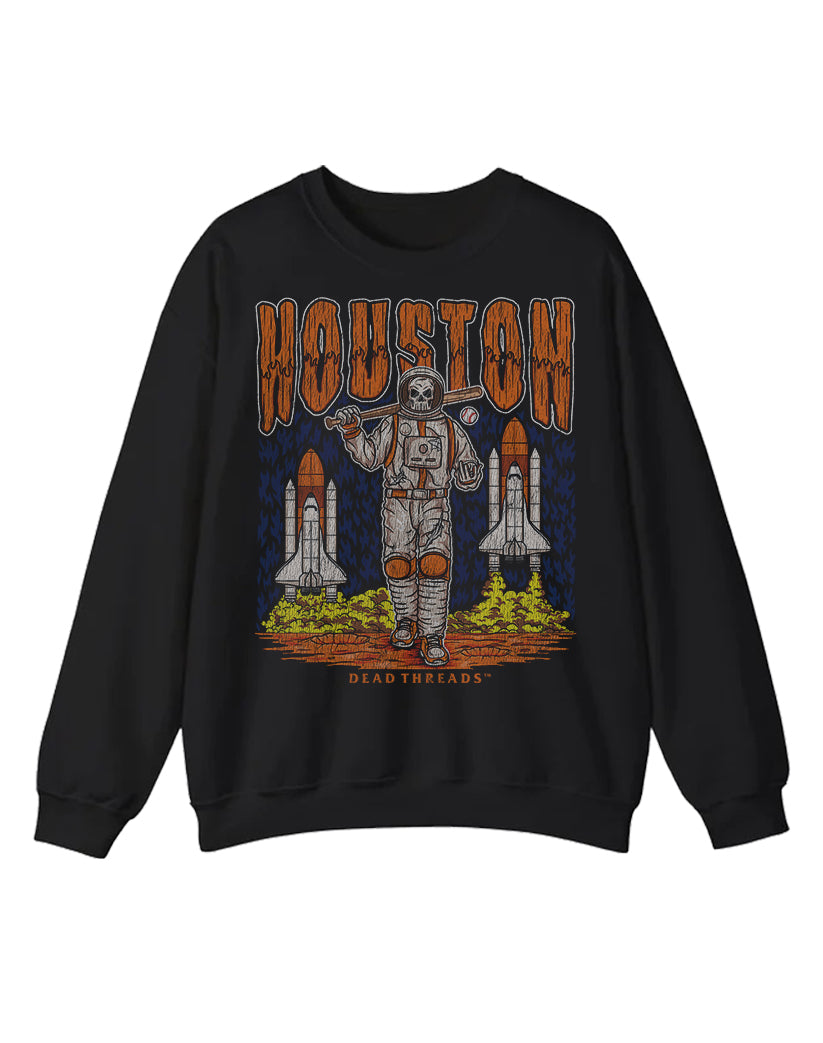 HOUSTON BASEBALL CREWNECK SWEATSHIRT