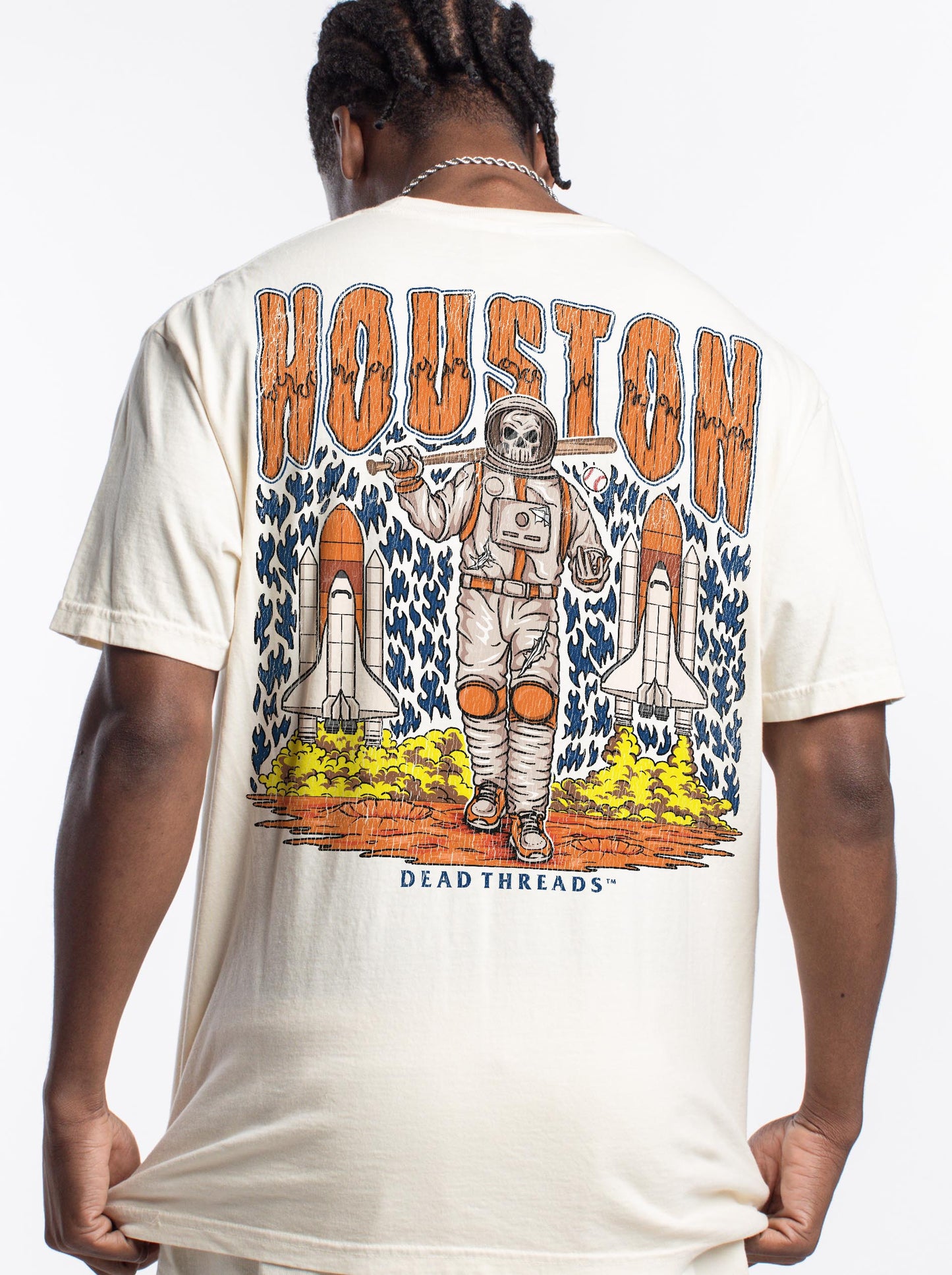 HOUSTON BASEBALL - "3 SKULL" PREMIUM SHIRT