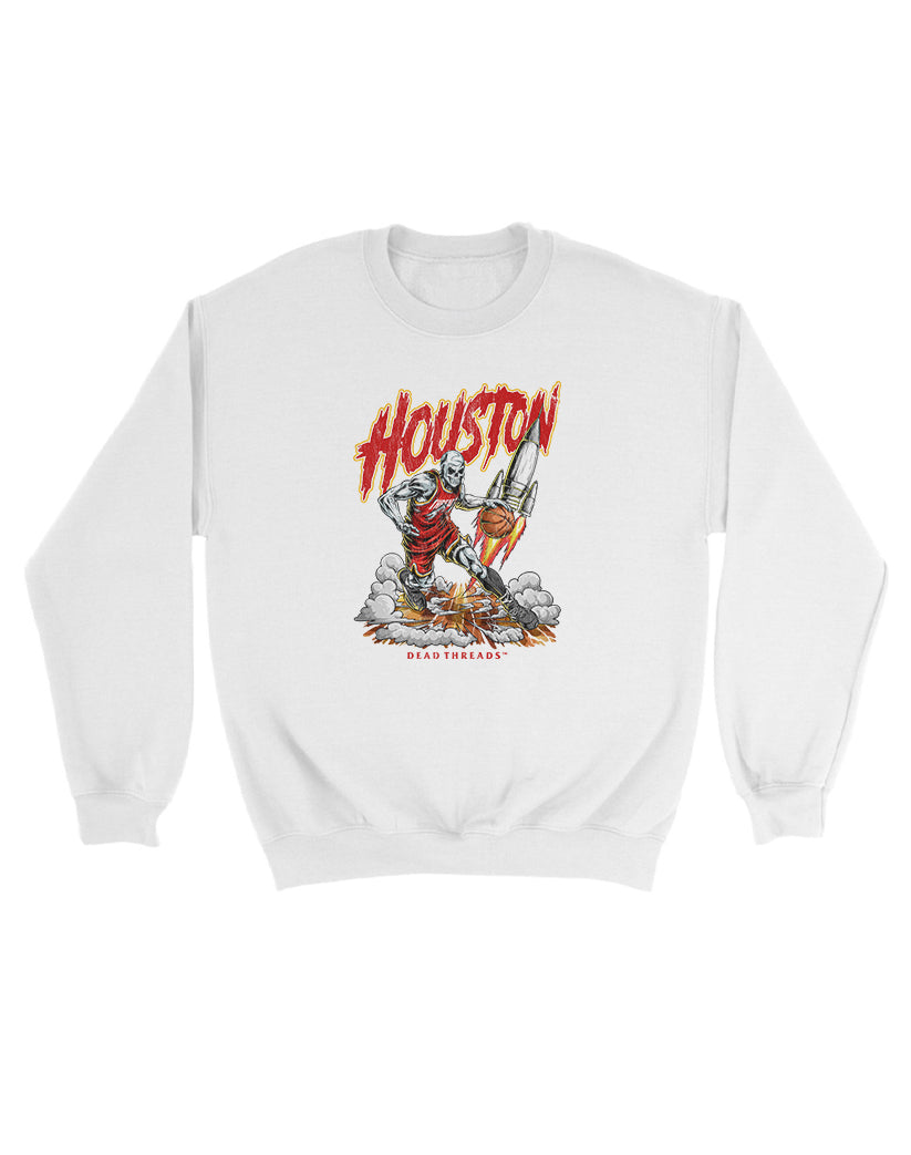 HOUSTON BASKETBALL KIDS CREWNECK SWEATSHIRT
