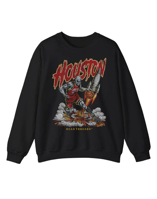 HOUSTON BASKETBALL CREWNECK SWEATSHIRT