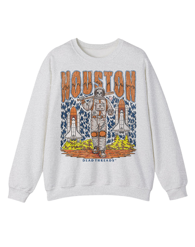 HOUSTON BASEBALL CREWNECK SWEATSHIRT