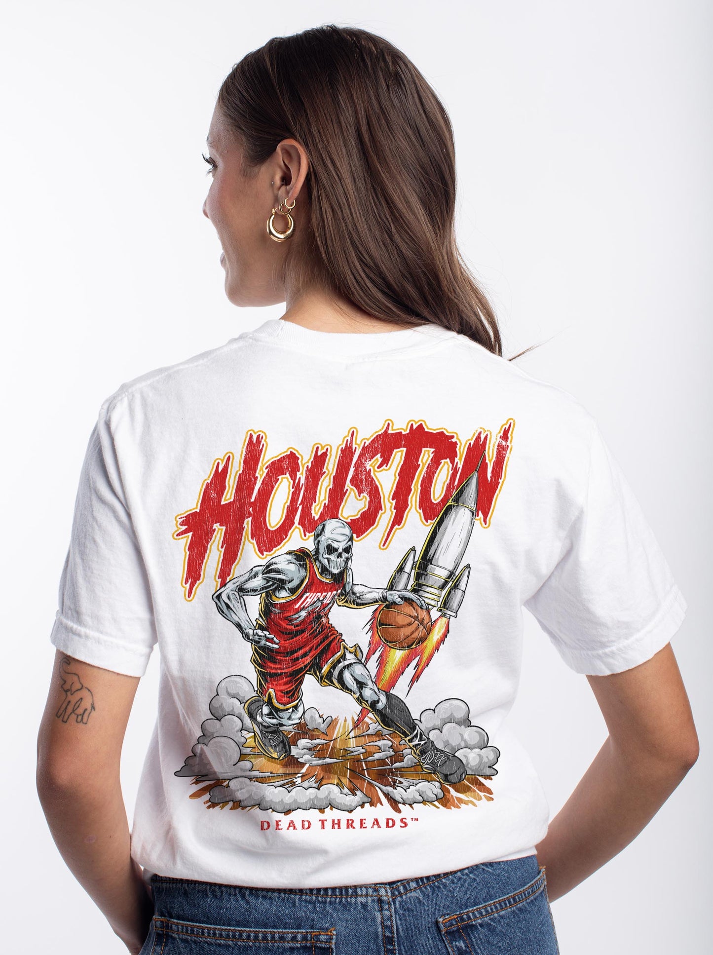 HOUSTON BASKETBALL - “DT ESSENTIAL" PREMIUM T-SHIRT