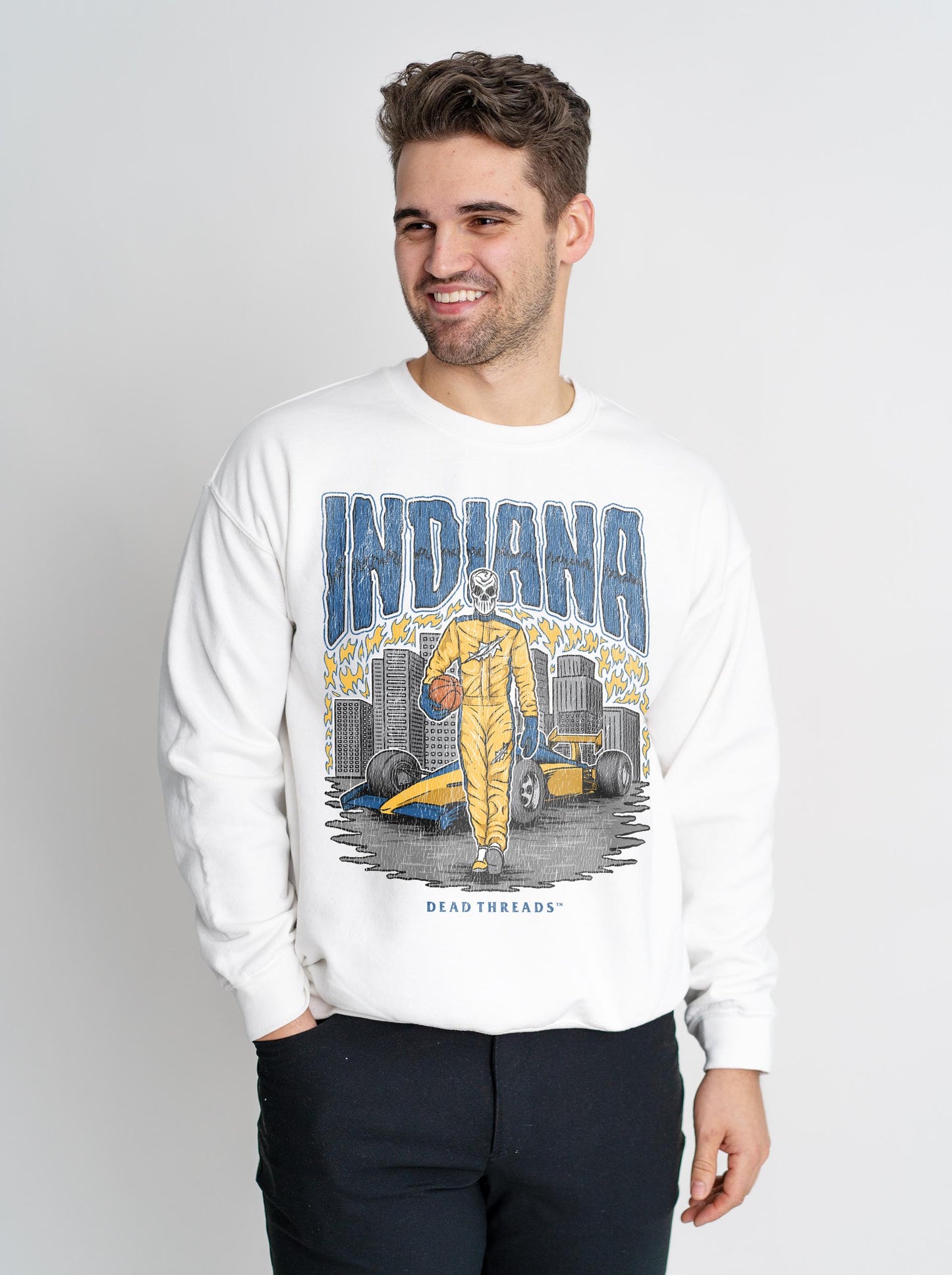 INDIANA BASKETBALL CREWNECK SWEATSHIRT