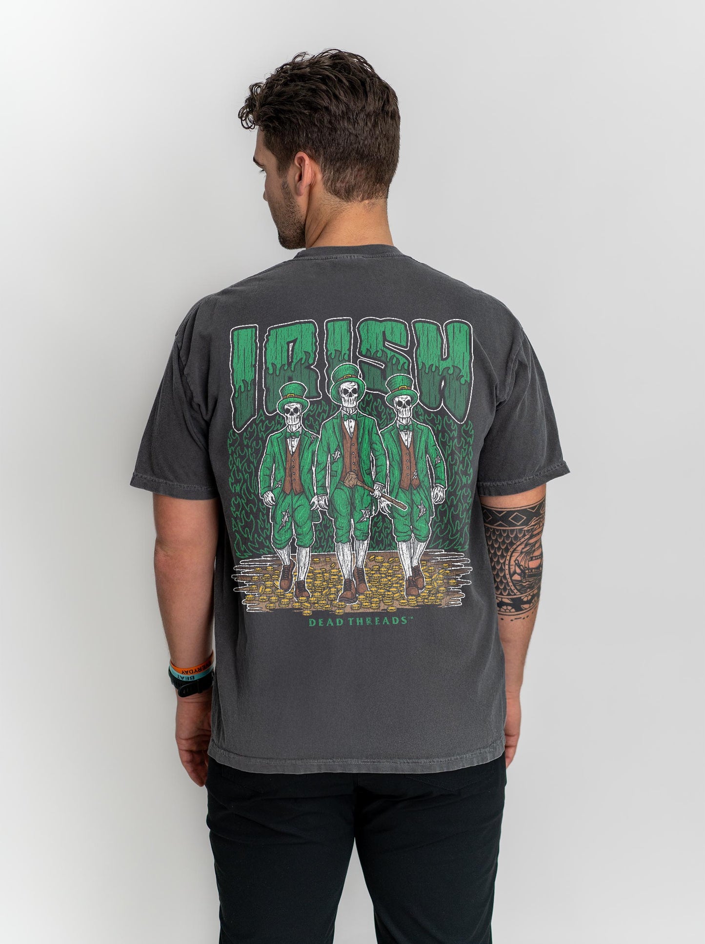 IRISH - “3 SKULL” PREMIUM T-SHIRT