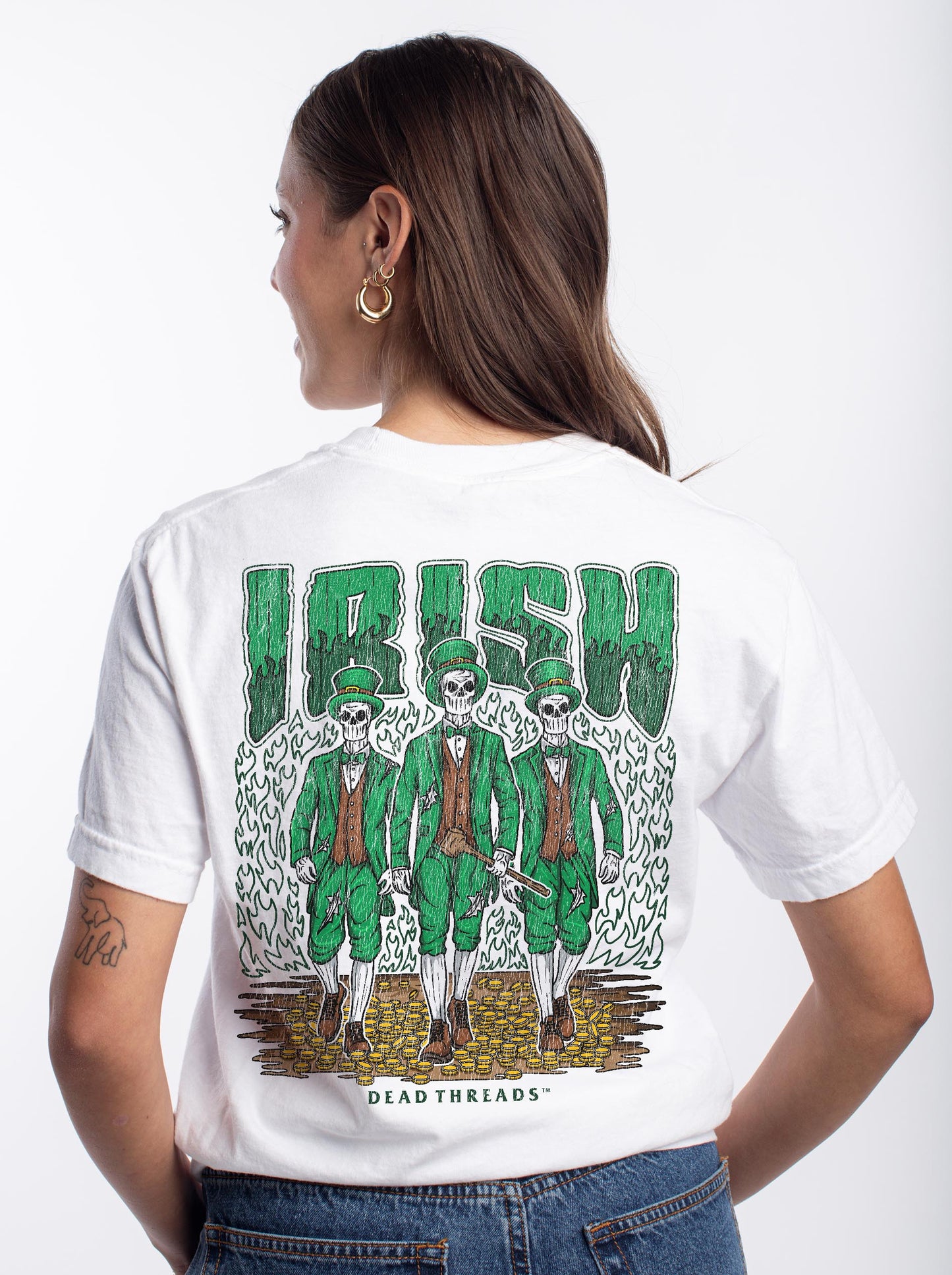 IRISH - “3 SKULL” PREMIUM T-SHIRT