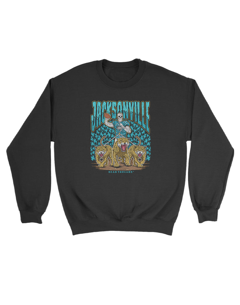 JACKSONVILLE FOOTBALL v1 KIDS CREWNECK SWEATSHIRT